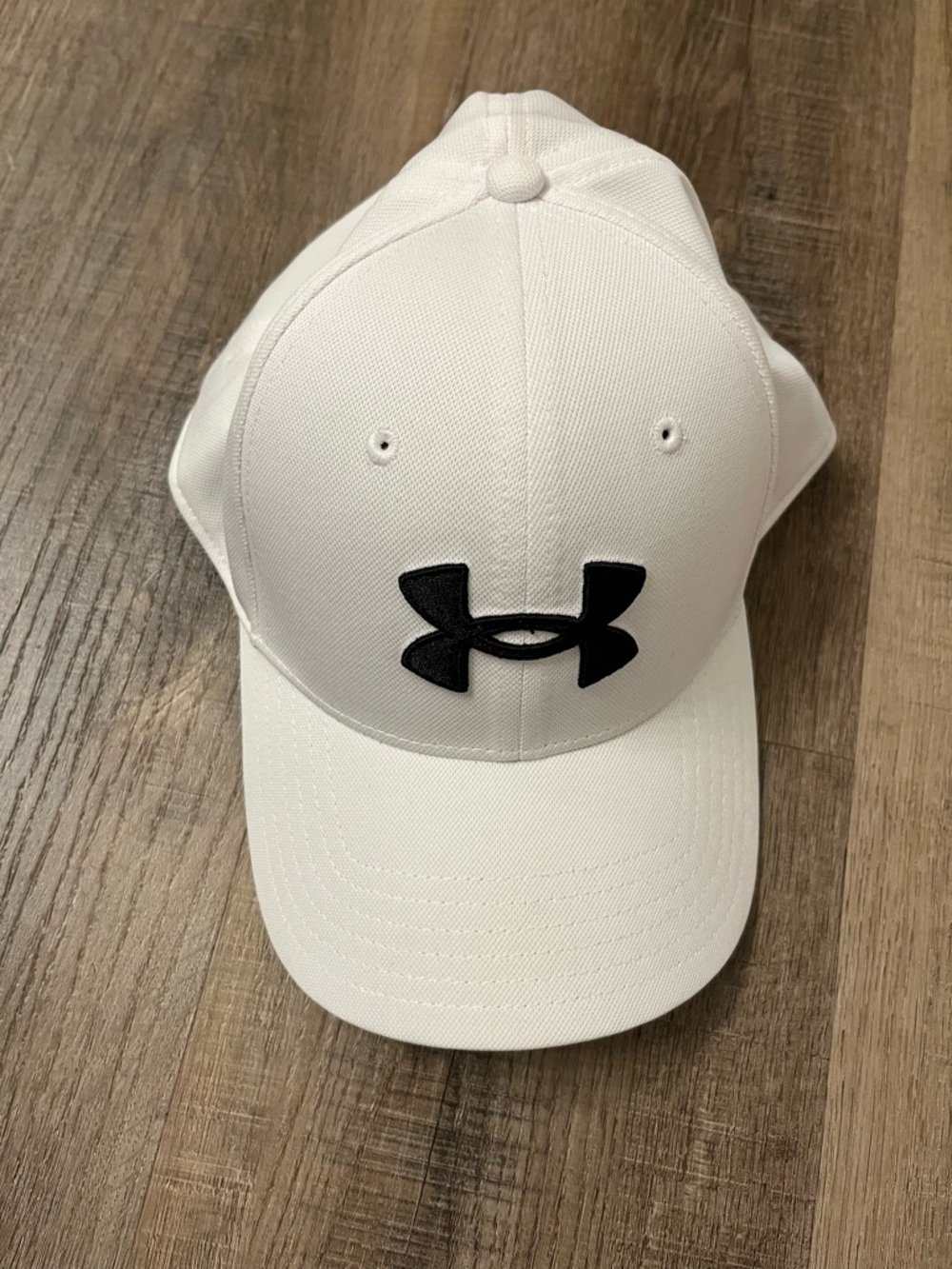 Under Armour Kids Two-Pack Baseball Caps in White and Rust - Picture 3 of 8